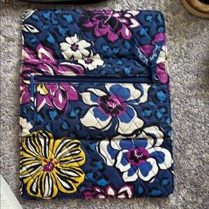 Vera Bradley Blue and Purple Quilted Wallet nwot